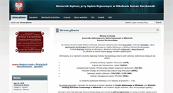 Desktop Screenshot of komornik-sadowy.pl